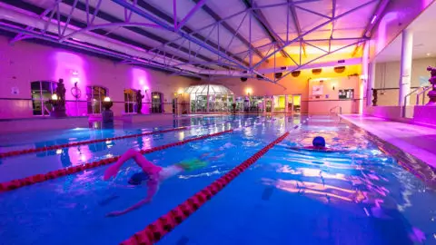 Swimming Pool Action Shot