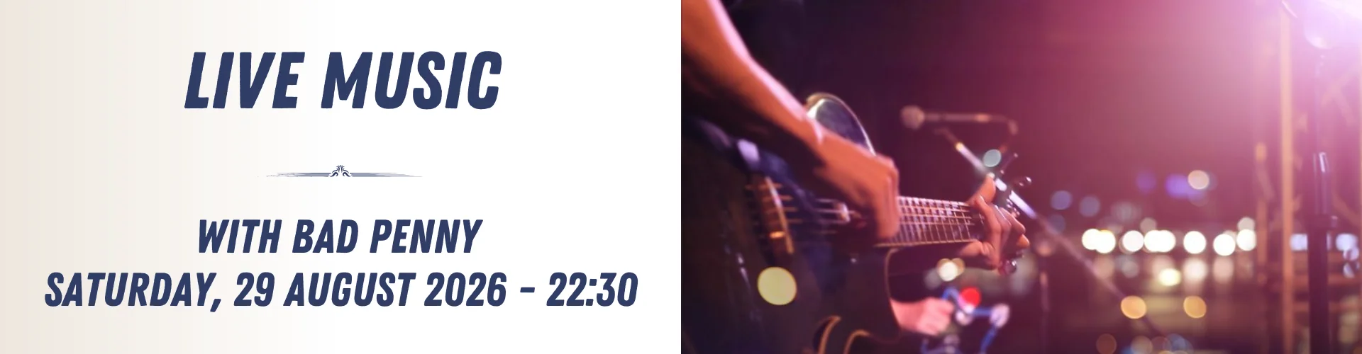 A person playing a guitar, creating the vibrant energy of live music.