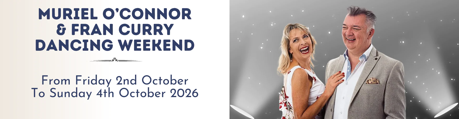 Join the joyous dancing weekend on 2nd-4th October 2026 with elegant lighting and celebration atmosphere.